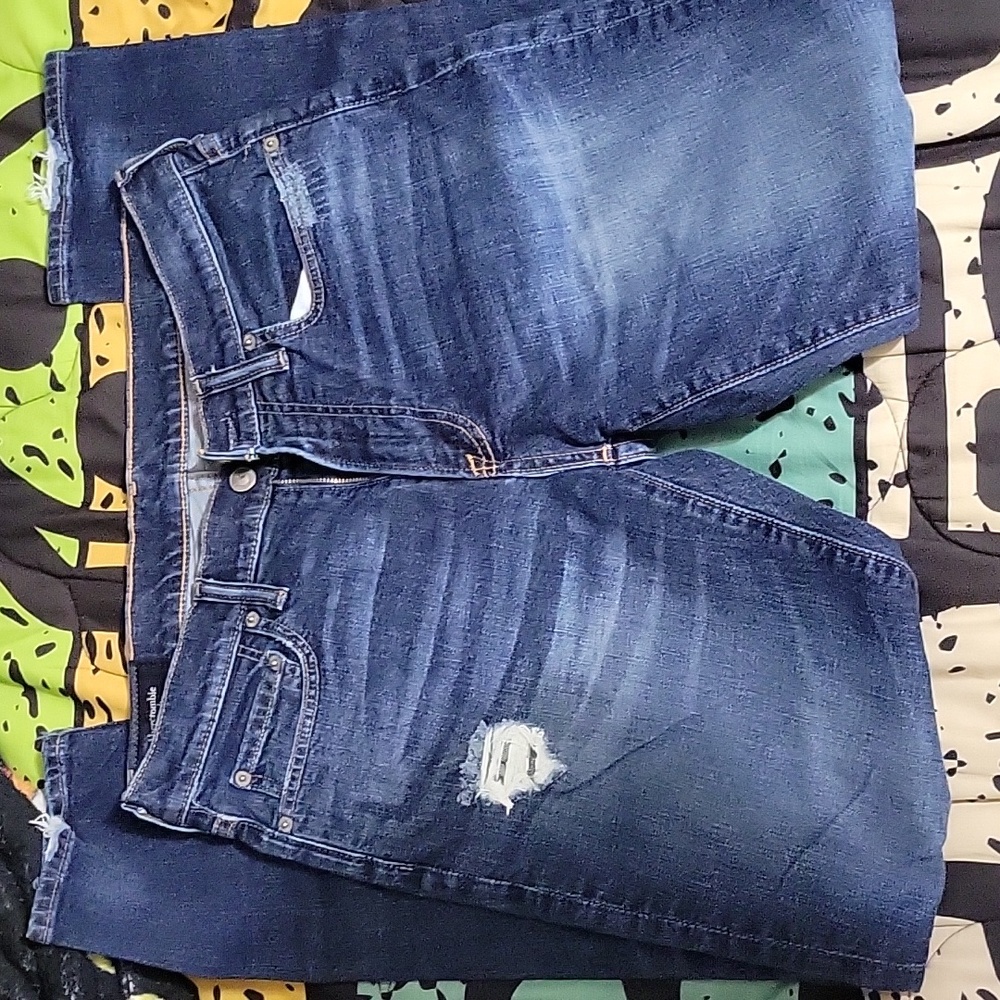 Abercrombie athletic skinny jeans